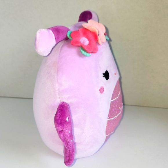 BRENDA 🦋 Customized Purple Butterfly w/Flower Crown Squishmallows by Kelly Toy - Picture 5 of 8